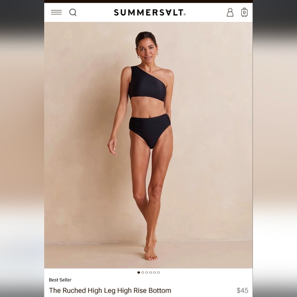 NWT Summersalt High Leg High Waisted Bottom - Picture 1 of 3